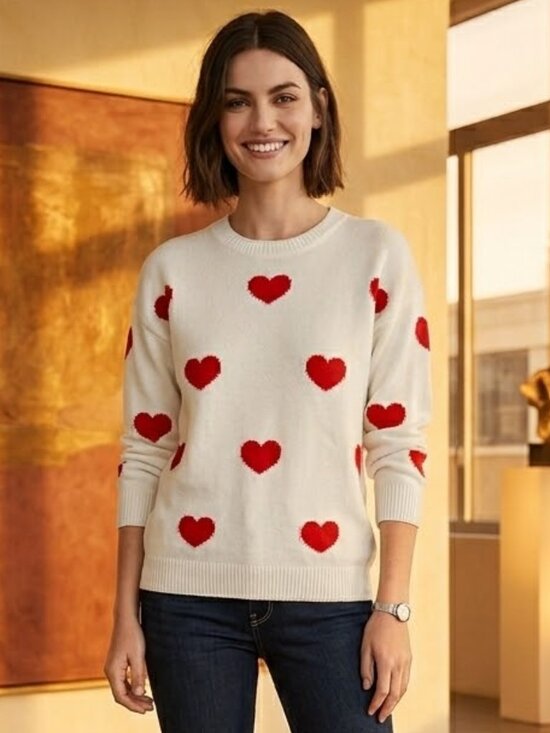 Show Me Your MuMu Sweaters - Show Me Your Mumu Sweater with hearts size L
